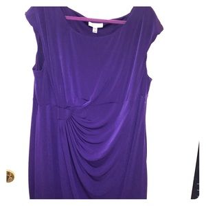 Royal Purple cocktail dress